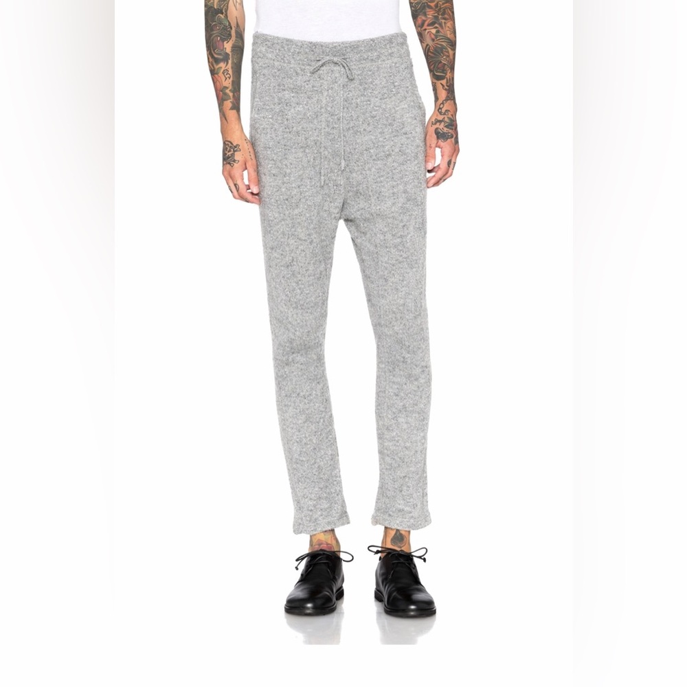 Robert Geller Richard Pants – Charcoal Wool Knit | Men’s Small | $407 Retail